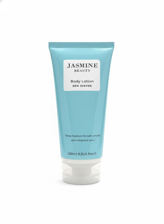 Body lotion sea waves